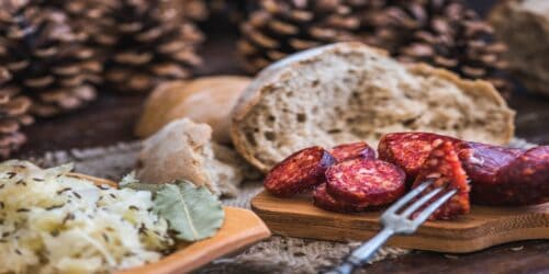 craft beer snack sausage